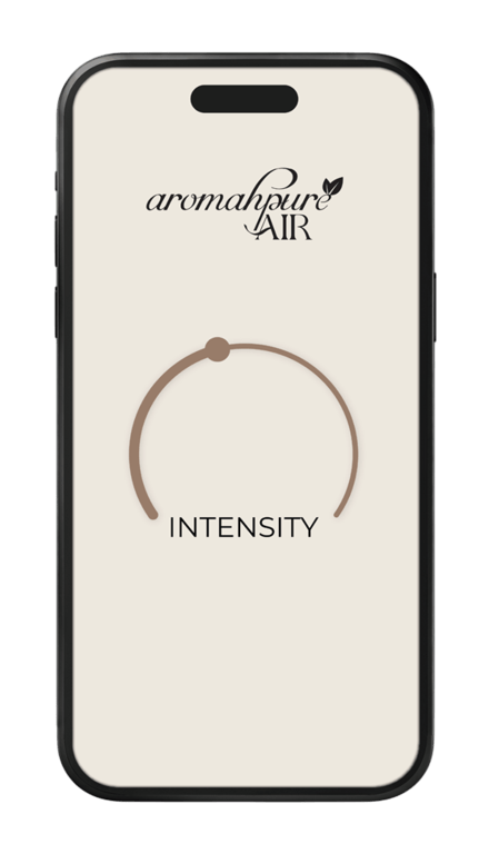Mobile phone showing app interface